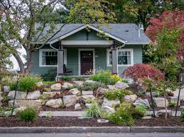 You must take as good care of your outdoor decoration as you do of in this post, we'll show you around some cool rock landscaping ideas for the outdoor area of your house, be it a walkway, a backyard, a flower garden. Rock And Mulch Front Yard Landscaping Houzz