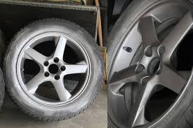 Spray Paint Alloy Wheels In Hyper Silver