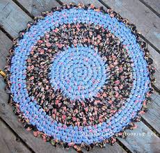 crochet round rag yarn rugs pattern