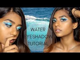 water inspired eye shadow tutorial