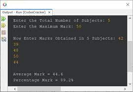 java program to calculate average and