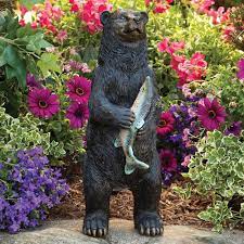 Black Bear Garden Sculpture