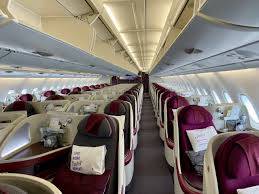 qatar airways a380 business cl lhr