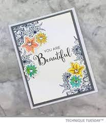 beautiful flowers card paper craft