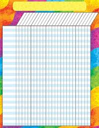Teacher Created Resources Rainbow Incentive Chart Multi Color 7623