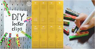 colorful crazy locker clip craft