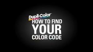 find your color code duplicolor
