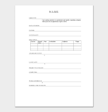One must include the information by downloading templates of the resume. Resume Template For Freshers 18 Samples In Word Pdf Foramt