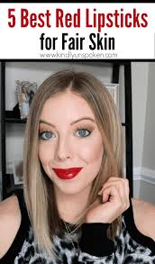 best red lipsticks for fair skin