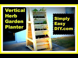 Diy Vertical Herb Garden Planter Box