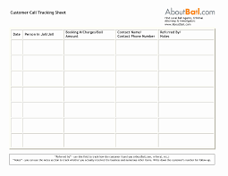 Sales Call Tracking Spreadsheet Excel Spreadsheet Templates