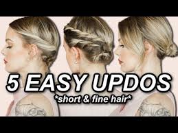 easy updo hairstyles popsugar beauty