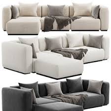 soft modular sofa by vitra 2 3dbrute