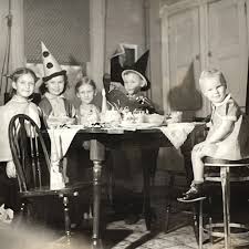 V7 Photograph 1940 Cute Kids Halloween Costume Party Hats Artistic POV |  eBay