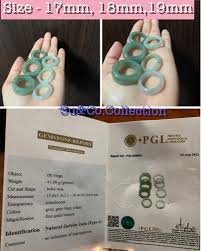 natural jadeite type a jade ring