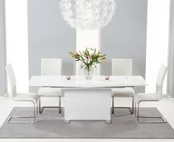 Delivery was about average but they give you a call the day before to tell you it's coming and another about 1 hr before delivery. Mark Harris Marila White High Gloss Extending Dining Table And 6 Malibu Chairs Cfs Furniture Uk
