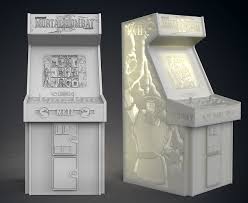 mortal kombat ii arcade cabinet with