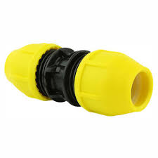 Home Flex 3 4 In Ips Dr 11 Underground Yellow Poly Gas Pipe Coupler