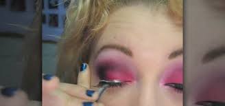 hot pink dramatic mac eye makeup look