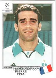 Pierre Issa (Olympique de Marseille). Sticker 142. Panini UEFA Champions League 1999-2000 - 142