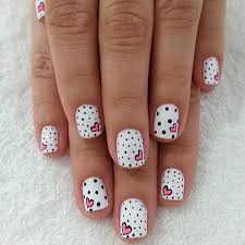 Need some nail design inspiration for your short nails? Cute Black And Pink Nails Nail And Manicure Trends