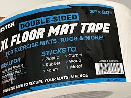 meister double sided xl floor mat tape