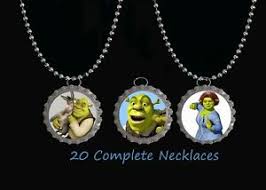 Find birthday event material, including decorations, favors and more at the lowest rates surefire make every birthday celebration celebration unforgettable! Shrek Donkey Fiona Bottle Cap Necklaces Birthday Party Favors Lot Of 20 Loot Bag Ebay