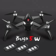 5 Mjx Bugs 5w 1080p 5g Wifi Fpv Camera Gps Positioning Altitude Hold Rc Drone Quadcopter With 3 Batteries Rcmoment Com
