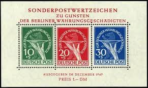 Zum jahresende wollen deutsche post und dhl die sogenannte mobile briefmarke einführen. Briefmarken Jahrgang 1949 Der Deutschen Bundespost Berlin