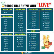 145 interesting words that rhyme with