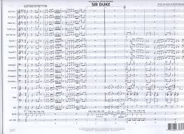 Sir Duke Jazz Ensemble Big Band Popular Titles Marina