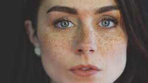 stunning fake freckles with