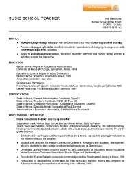 Resume Templates For Word Student Teacher Resume Template Viaweb Co