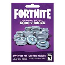 Available on pc, playstation 4, xbox one & mac. Fortnite 5000 V Bucks Gift Card Download Digital Compara Precos