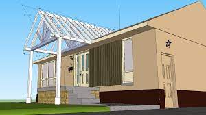 Building a Gable end porch cover. Tying into existing roof | House with  porch, Gable roof porch, Building a porch