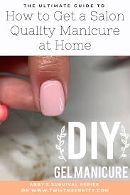 diy gel nails manicure at home twist