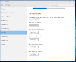using onedrive as the default save location