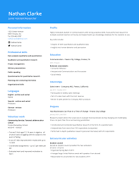 Cv templates find the perfect cv template. How To Write A Resume With No Experience Tips Examples Jofibo