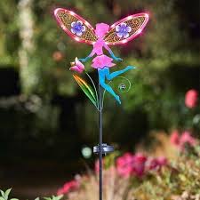 Led Solar Fairy Wings Fairy Stake