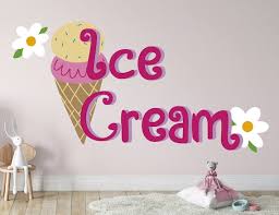Wall Decal Big Wall Letters Cute Flower