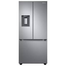 Samsung 22 Cu Ft Fingerprint Resistant Stainless Steel French Door Refrigerator Rf22a4221sr