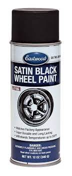 Black Wheel Paint Aerosol Spray