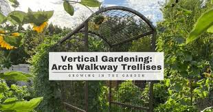 Vertical Gardening Arch Walkway
