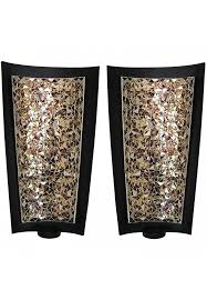 mosaic wall sconces tealight candle holders