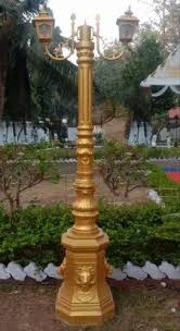 40w Cement Golden Garden Light Pole Ip