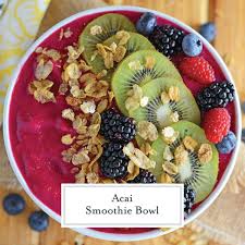 acai bowl breakfast smoothie bowl