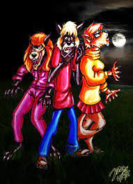 Daphne, Shaggy, and Velma as werewolves #scoobydoo #shaggy #velma #daphne # werewolf | Werewolf, Velma, Scooby doo