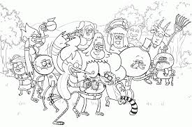 Print a cool coloring picture from the cartoon network series adventure time. Cartoon Network Coloring Pages Regular Show Coloring Home