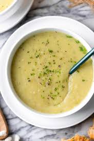 leek and potato soup vegan no cream