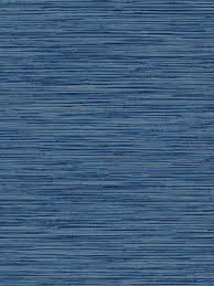 Grasscloth Look Marine Blue Wallpaper